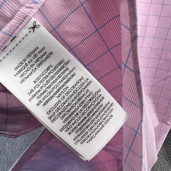 Ralph Lauren Shirt Men's Medium Pink Plaid Plaid Checkered Button Down Pony NEW - Picture 11 of 12